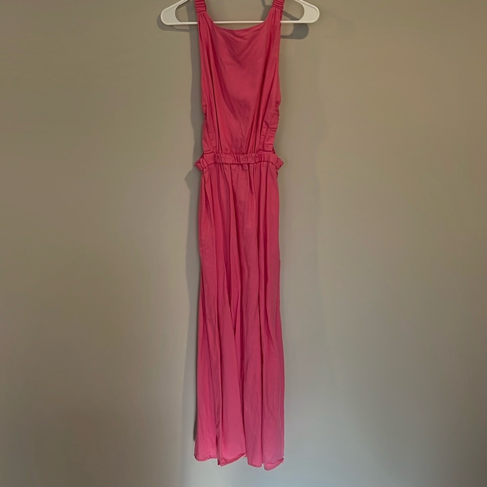 Women’s Petal and Pup bubblegum pink double strap  back dress. Size 6